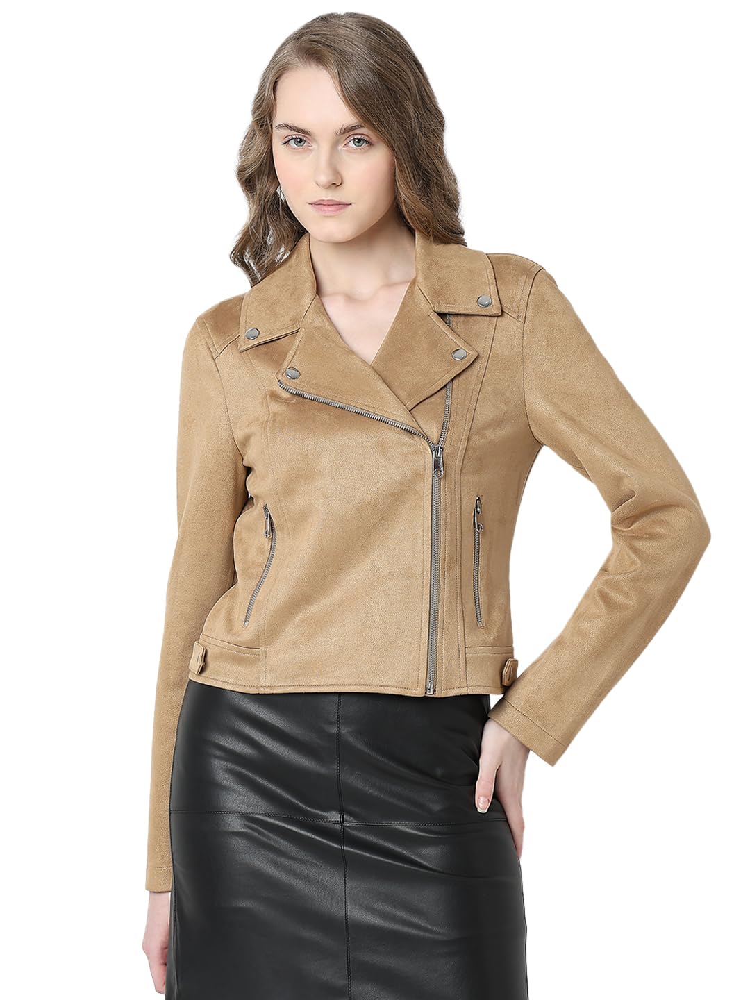VERO MODA Women’s Vmjose Faux Suede Jacket