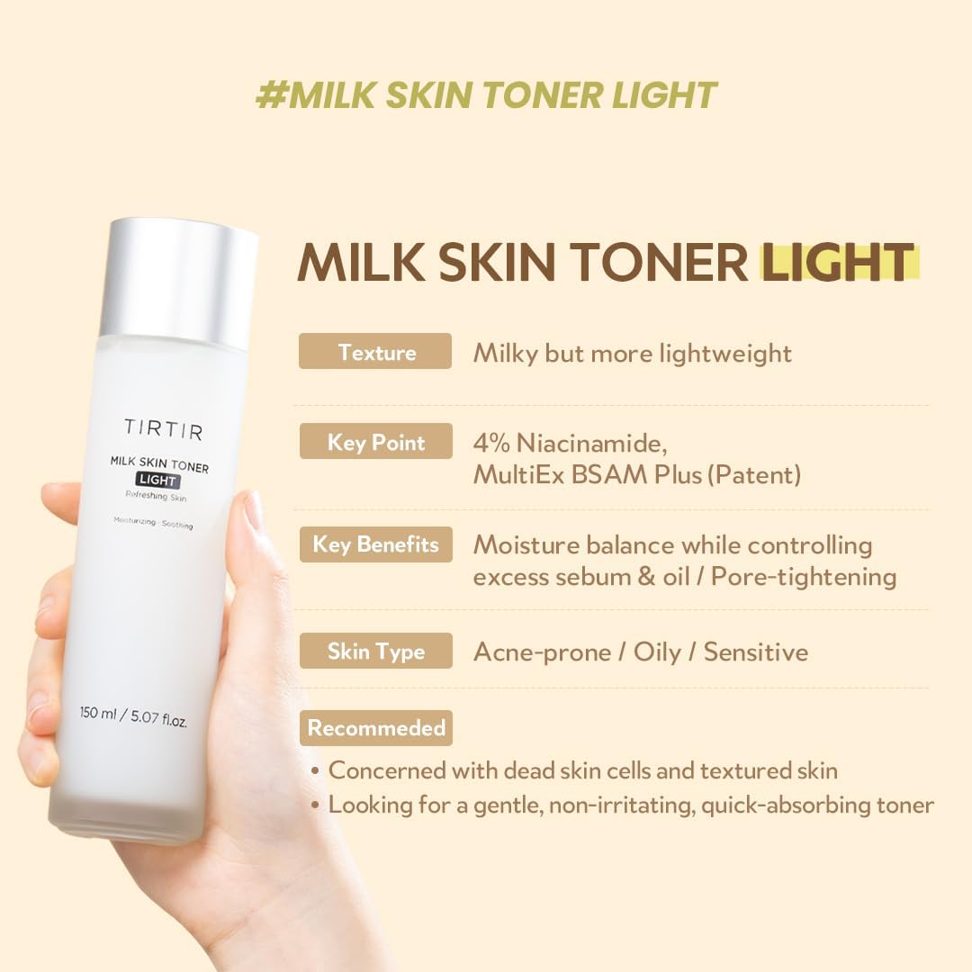 TIRTIR Milk Skin Toner – Hydrating & Pore-Tightening Formula