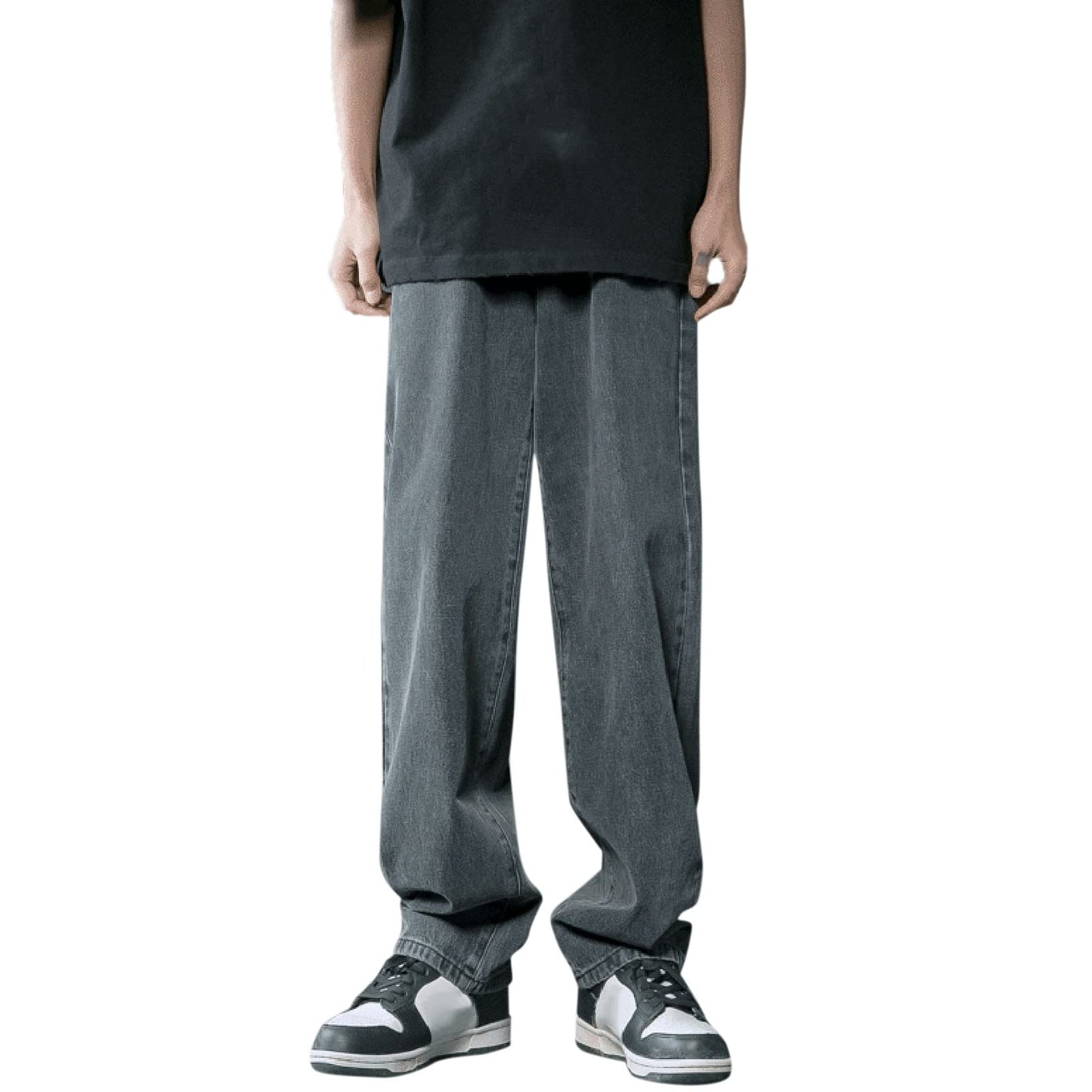 Men’s Baggy Y2K Vintage Jeans – Loose Fit Skateboard Streetwear Denim Pants