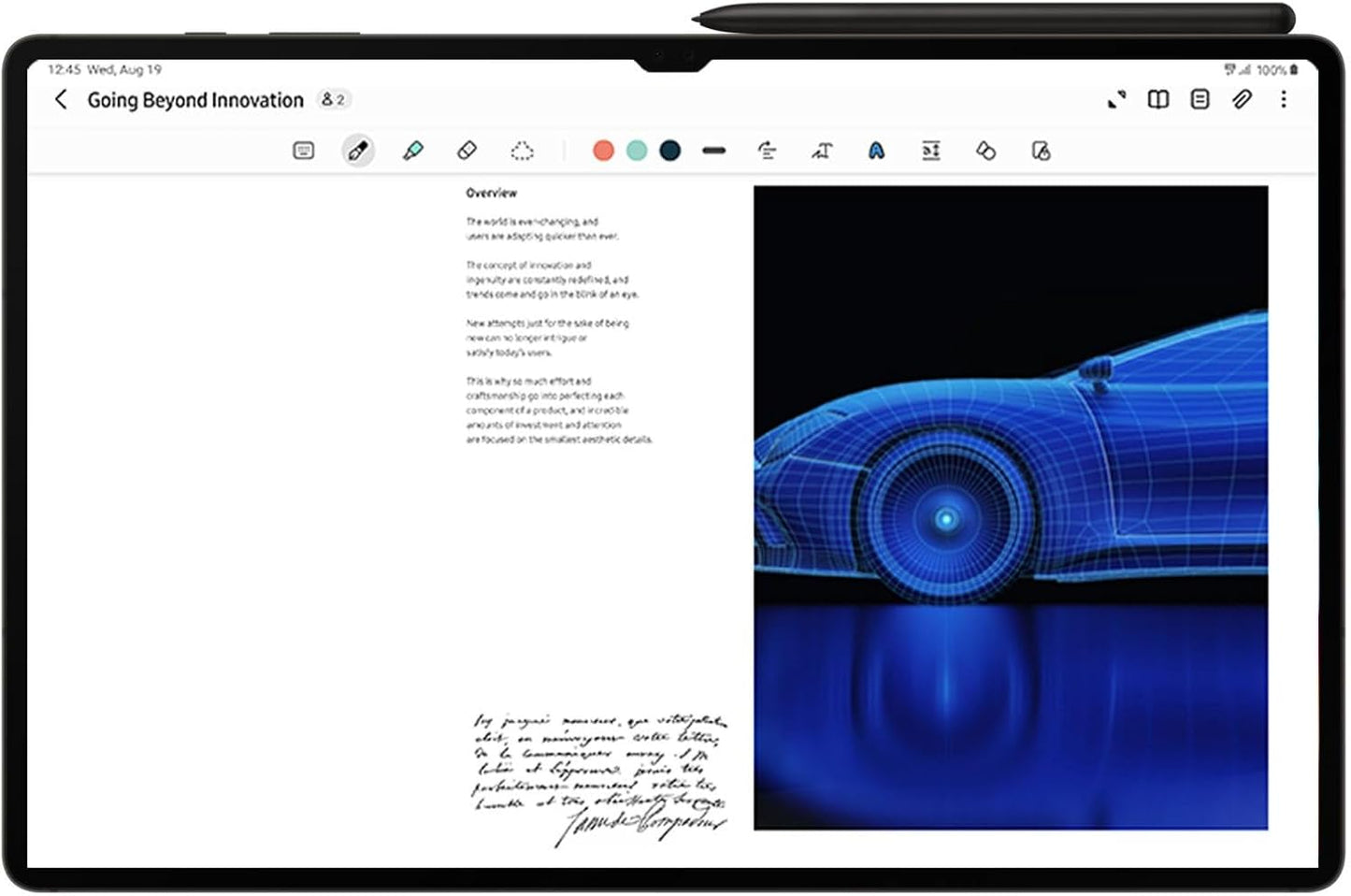 Samsung Galaxy Tab S9 Ultra - 14.6” AMOLED, Wi-Fi, S Pen Included