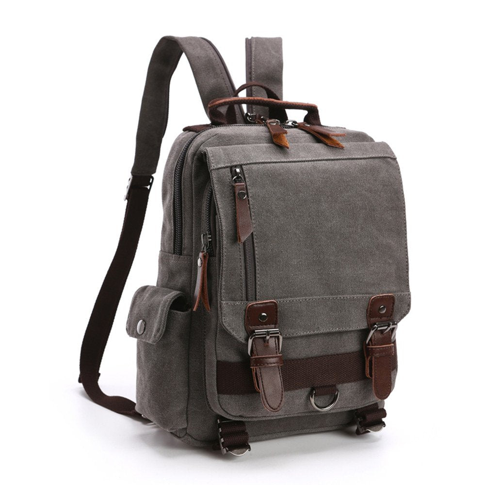 LOSMILE Vintage Canvas Backpack for Men & Women