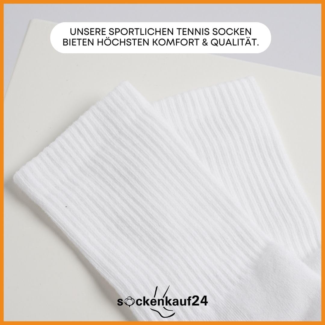 Women's Tennis Socks (6 Pairs) Sports Socks with Reinforced Heel & Toe