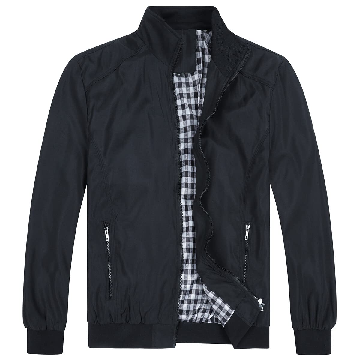 Men’s Lightweight Summer Jacket – Casual Bomber Style Transition Coat