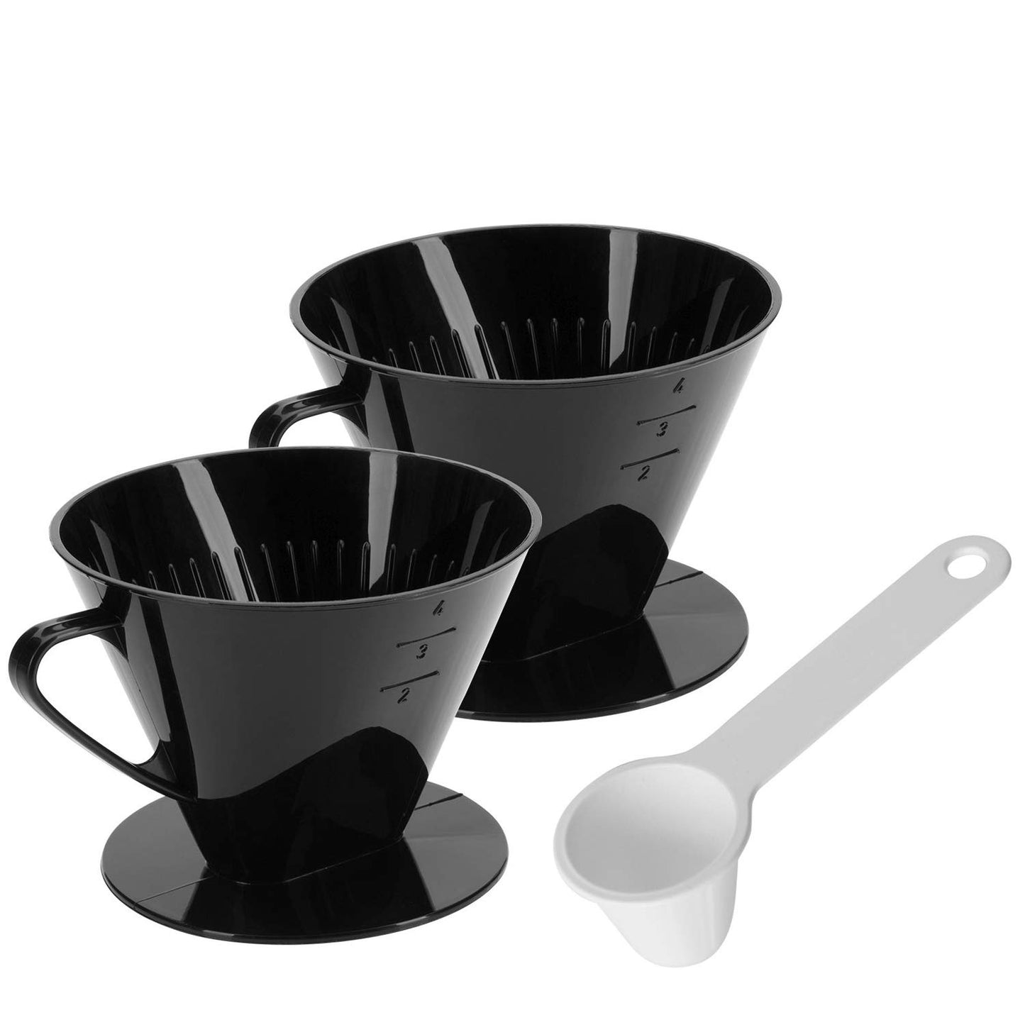 Westmark Kaffeefilter/Filterhalter, Filtergröße 4, Für bis zu 4 Tassen Kaffee, Four