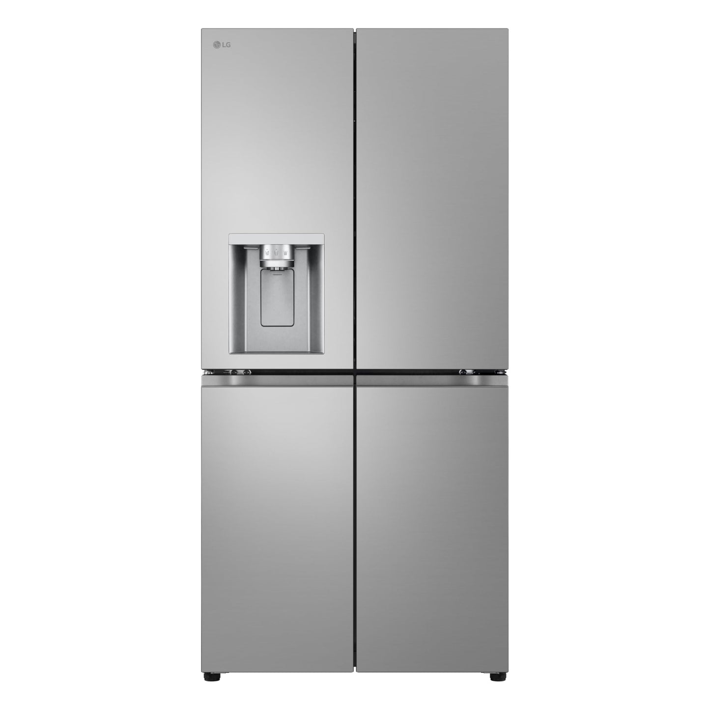 LG GML861EPPE Side by Side Slim Refrigerator, Class E, 506 L, Multi-Door Refrigerator with Freezer, Ice, Crushed Ice and Water Dispenser with UVnano, Total NoFrost, Smart Inverter Compressor, Wi-Fi