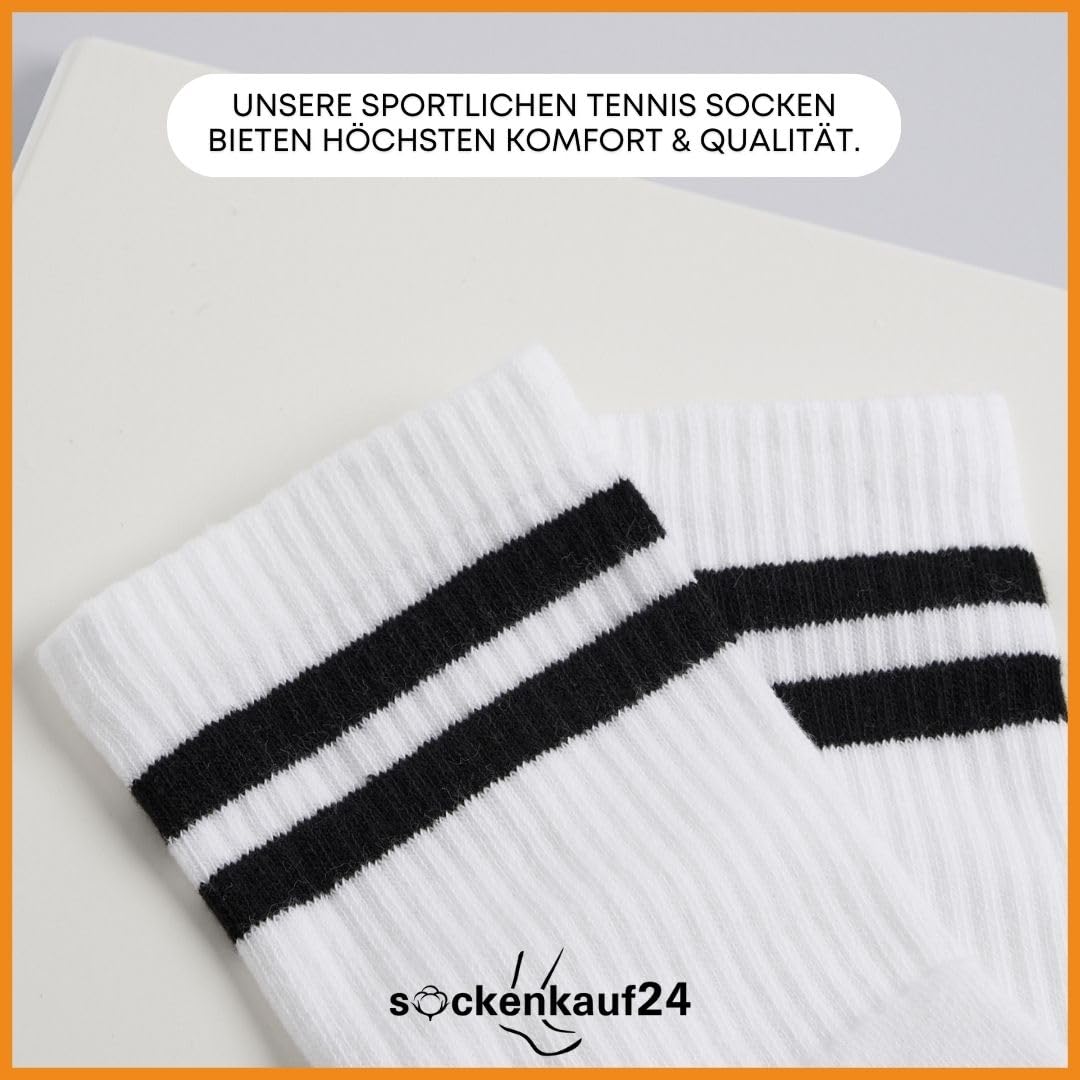 Women's Tennis Socks (6 Pairs) Sports Socks with Reinforced Heel & Toe