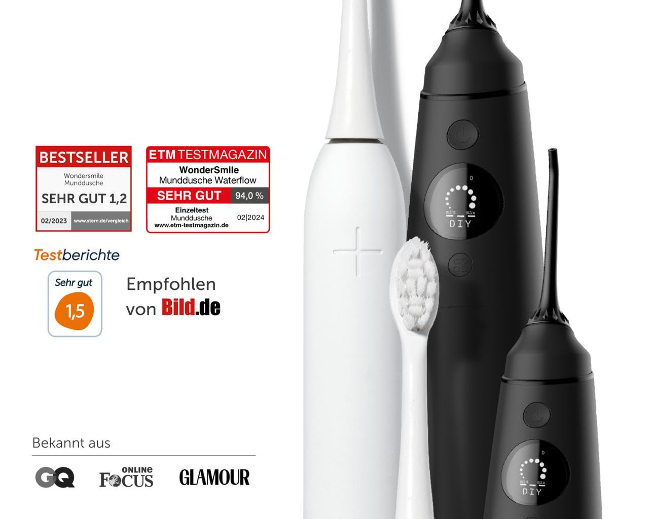 Uniquesmile Zahnaufhellung Whitening Strips - Testsieger 2024-100 Tage risikofrei testen - frei von Peroxid - innovative Formel mit natürlichen Inhaltsstoffen (Sparset 40 Stück)