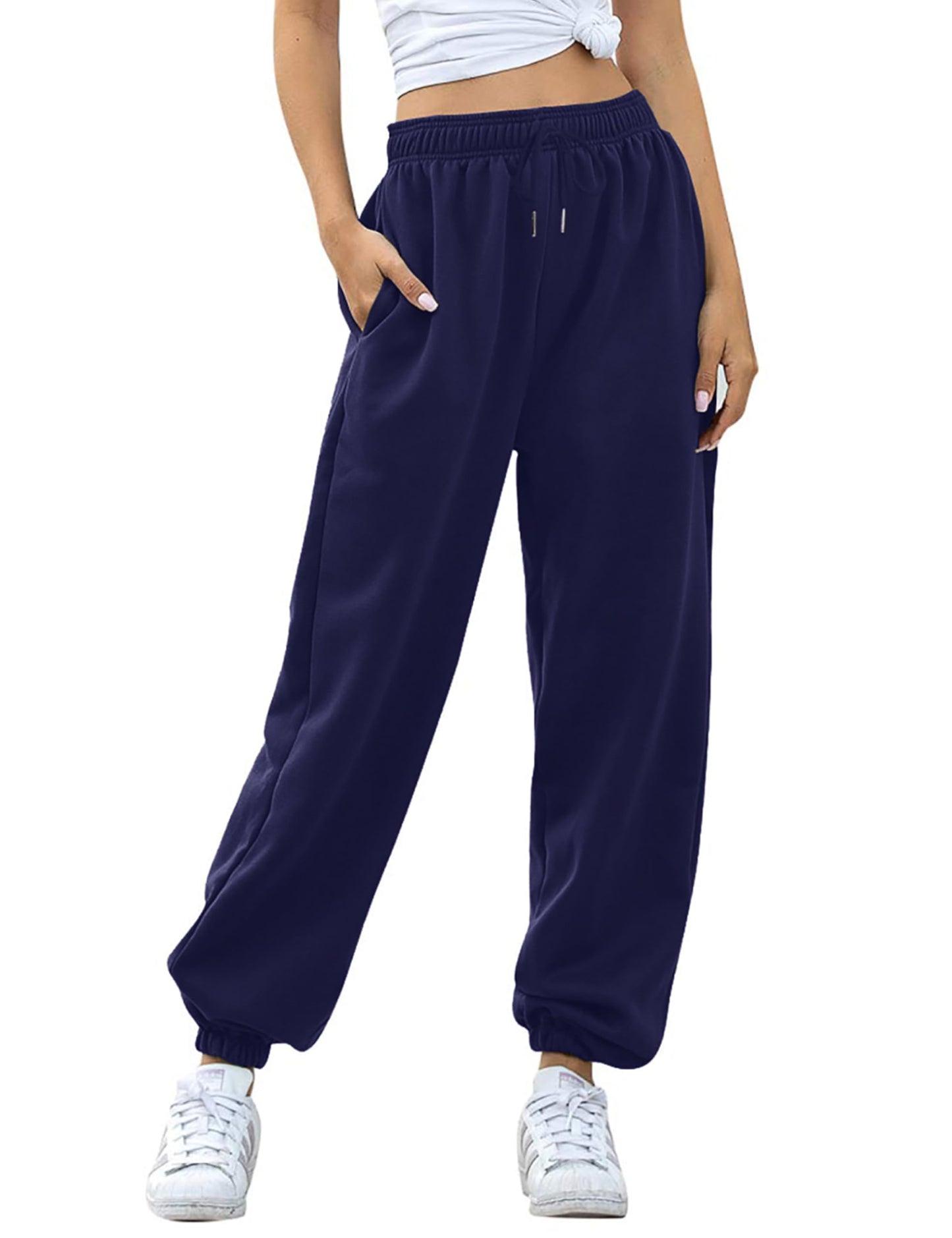 Jhsnjnr Women’s High Waist Jogging Sweatpants