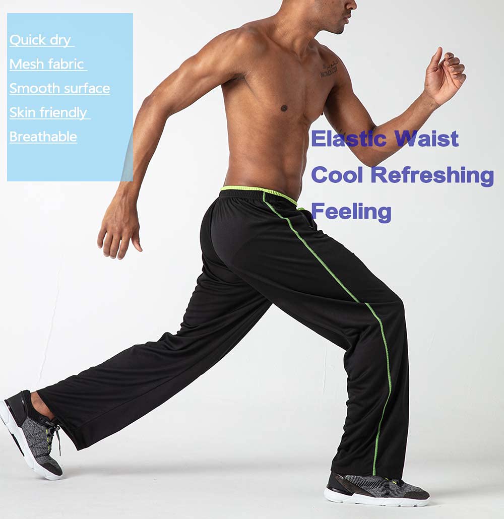 KEFITEVD Men’s Lightweight Jogging Pants with Zip Pockets