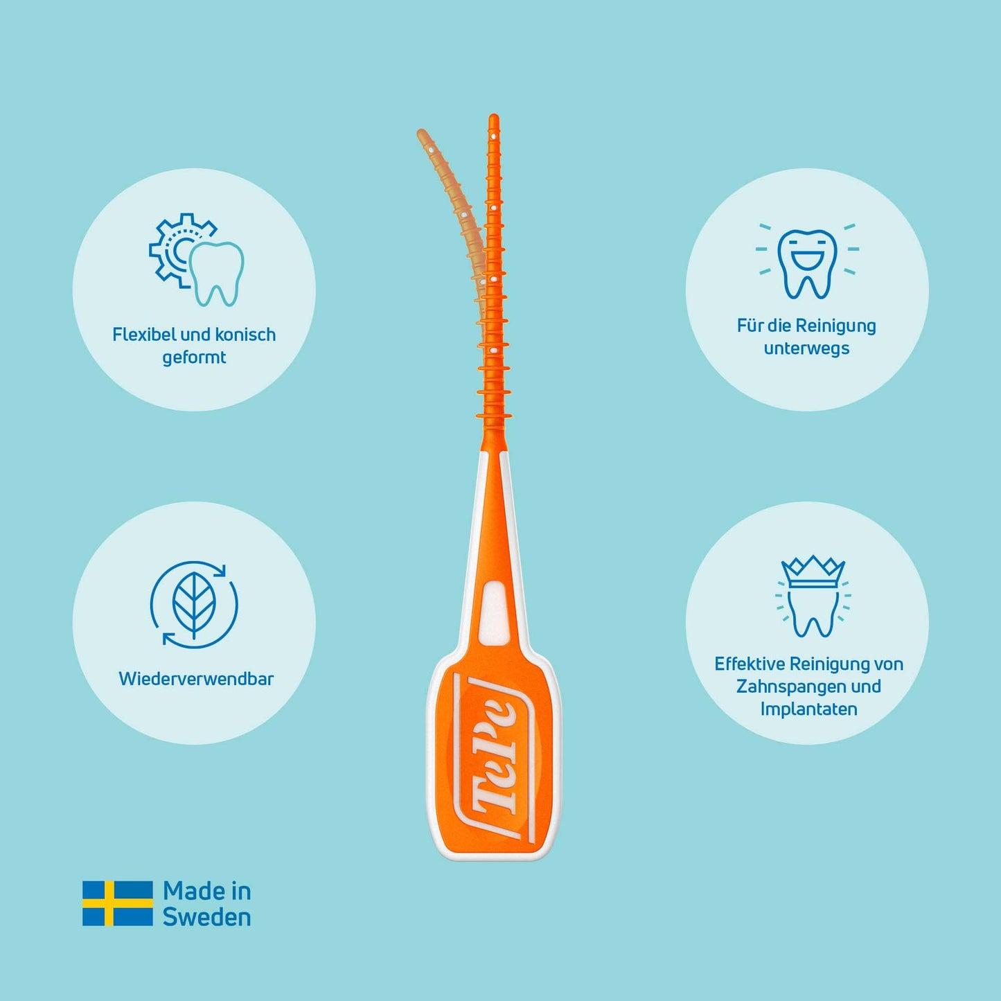 TePe EasyPick Dental Stick XS/S / 1 x 36 Stück inklusive praktischem Taschenetui / Für eine einfache, tägliche Anwendung zwischendurch und unterwegs