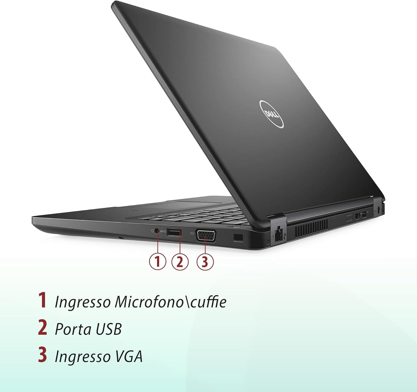 Dell Latitude 5480, 14" HD, Intel Core i5, 8GB RAM, 256GB SSD, Windows 10 Pro