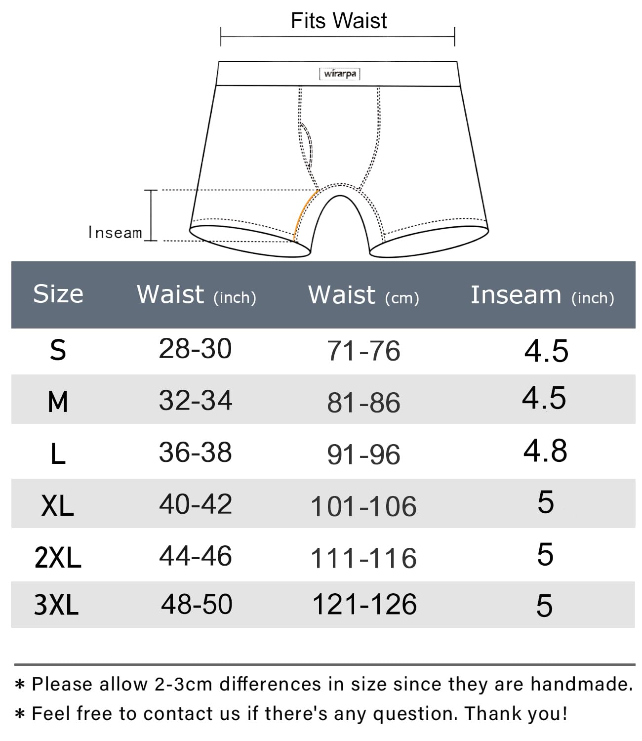 wirarpa Men’s Boxer Shorts (4-Pack)