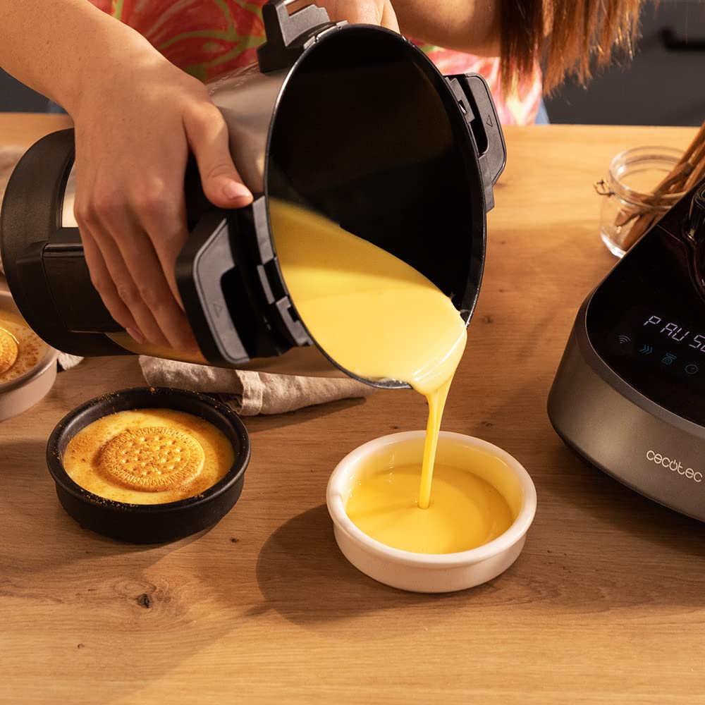 Cecotec Mambo 11090 Multifunctional Kitchen Robot 1600 W, 37 Functions, App, Scale and 3.3 Litre Stainless Steel Jug, Dishwasher Safe, Recipe Book and Accessories