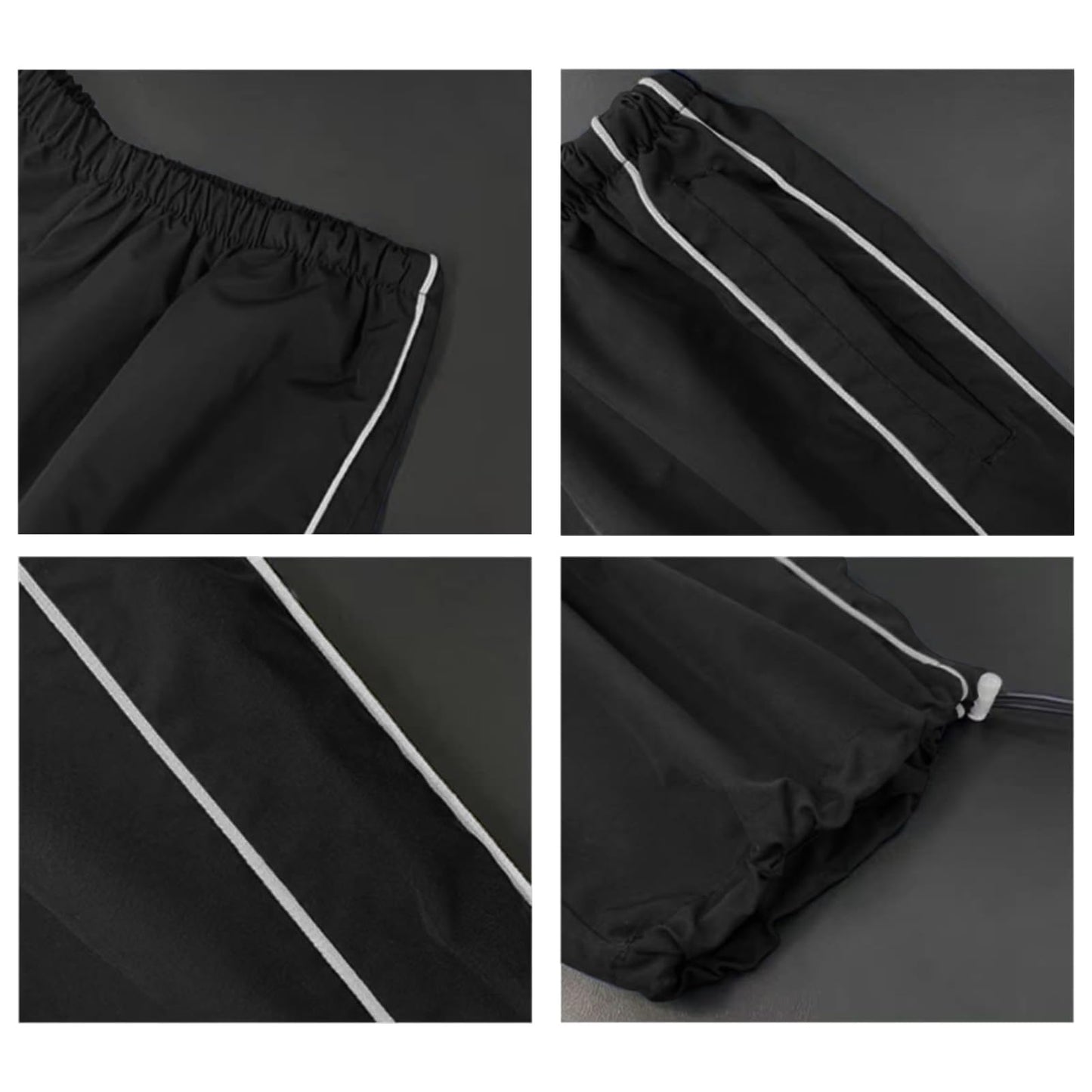Y2K Women’s Parachute Track Pants – Baggy Cargo Pants