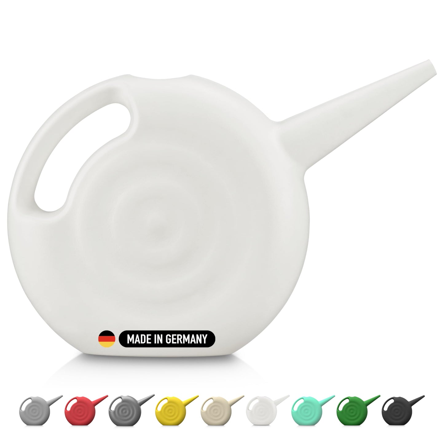 Blowmold.Design Gießkanne in Schwarz – 2 Liter Giesskanne Robust für Innen und Außen - Perfekt für Zimmerpflanzen & Garten