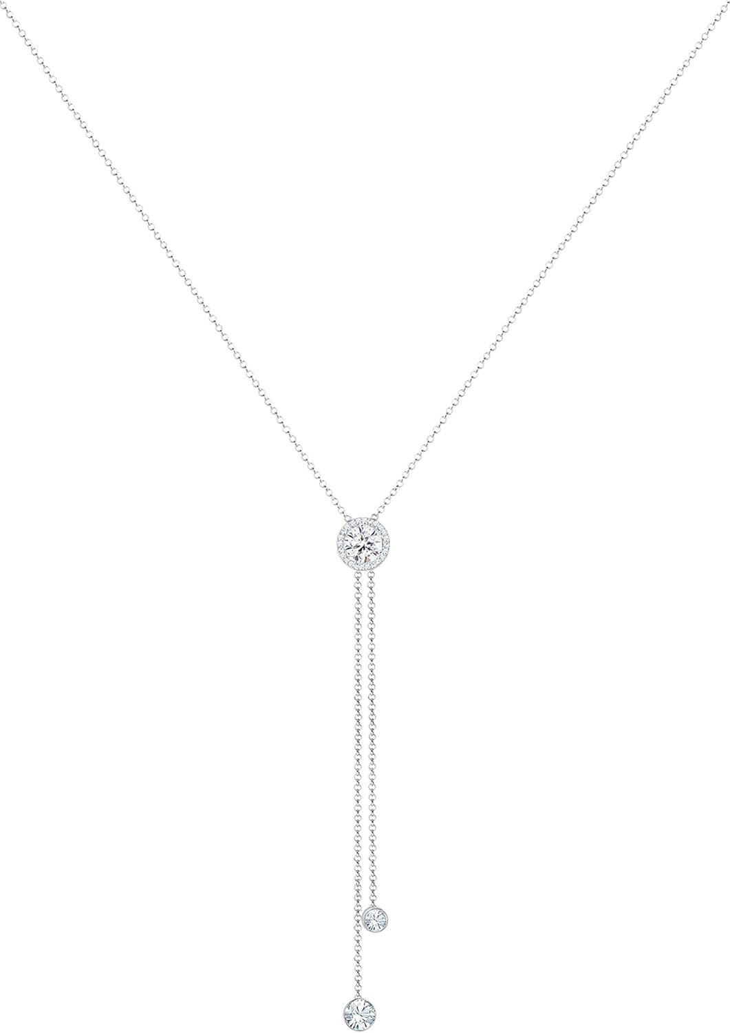 Elli Women's Y-Chain Necklace with Crystals