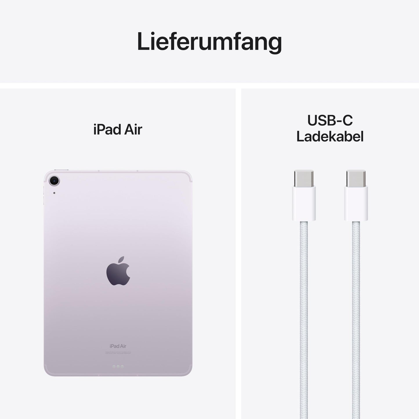Apple 11" iPad Air (M2) - Liquid Retina Display, 12MP Landscape Front Camera, 12MP Rear Camera, Wi-Fi 6E, Touch ID, All-Day Battery