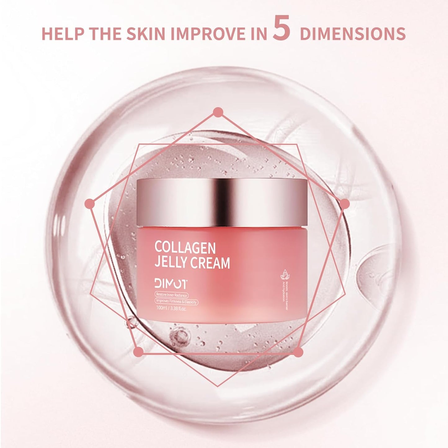 Collagen Cream for Face – Hydrating & Firming Jelly Mask