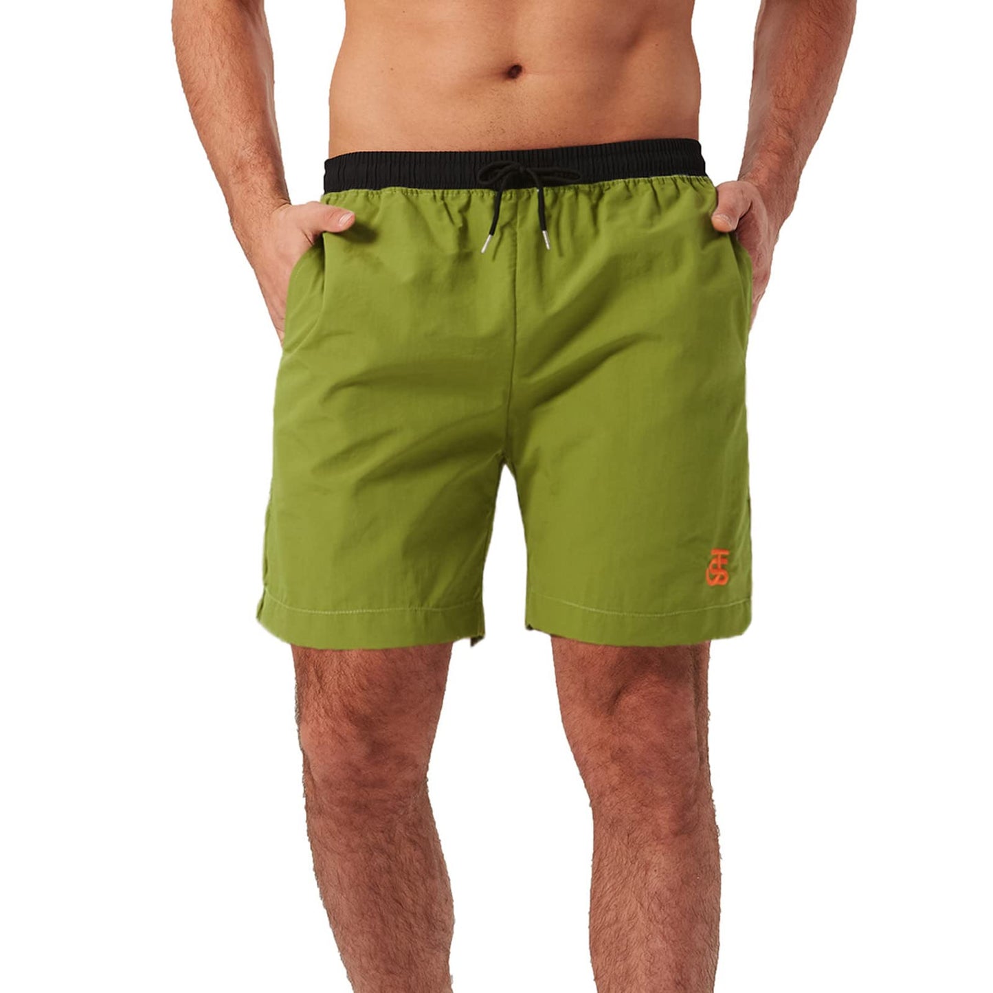JustSun Men’s Swim Shorts – Quick-Dry Surf Trunks