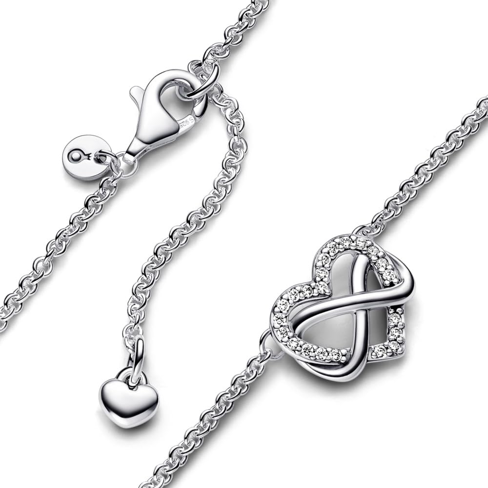 Pandora Moments Eternity Heart Necklace