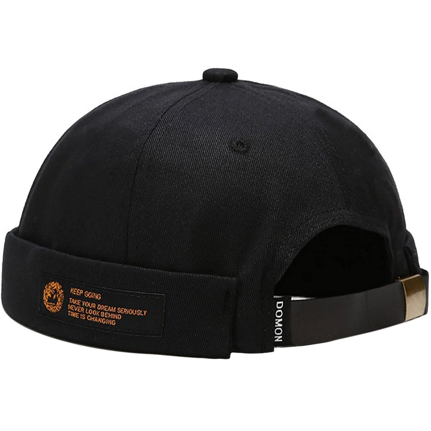 XYIYI Herren Dockermütze Brimless Hat Schädelkappe Arbeiter Matrosenmütze Gerollte Manschette Retro Beanie Mütze