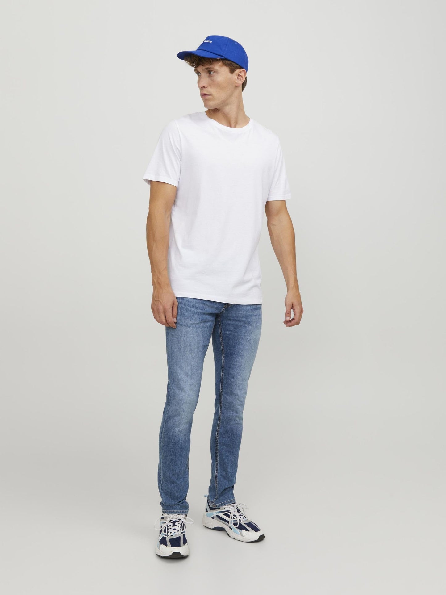 JACK & JONES Men’s Slim Fit Jeans – Stretch Denim with Tapered Leg