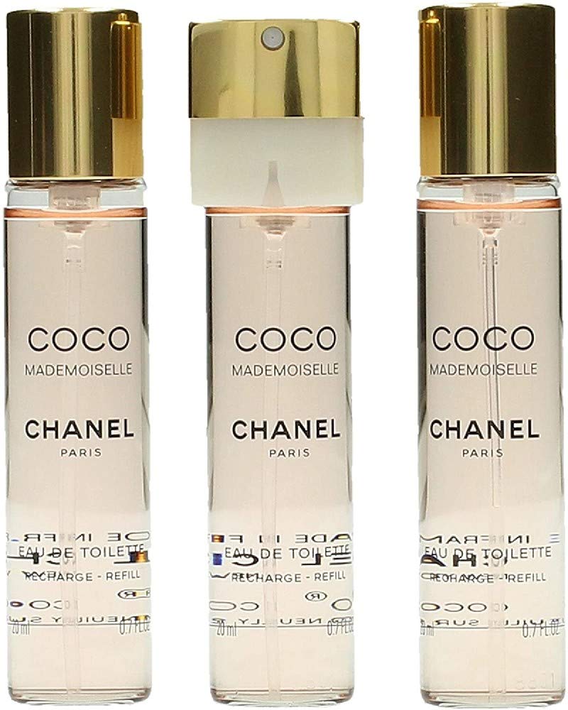 Chanel Coco Mademoiselle femme/woman, Eau de Toilette, 3 x 20 ml (3 Nachfüller), 1er Pack