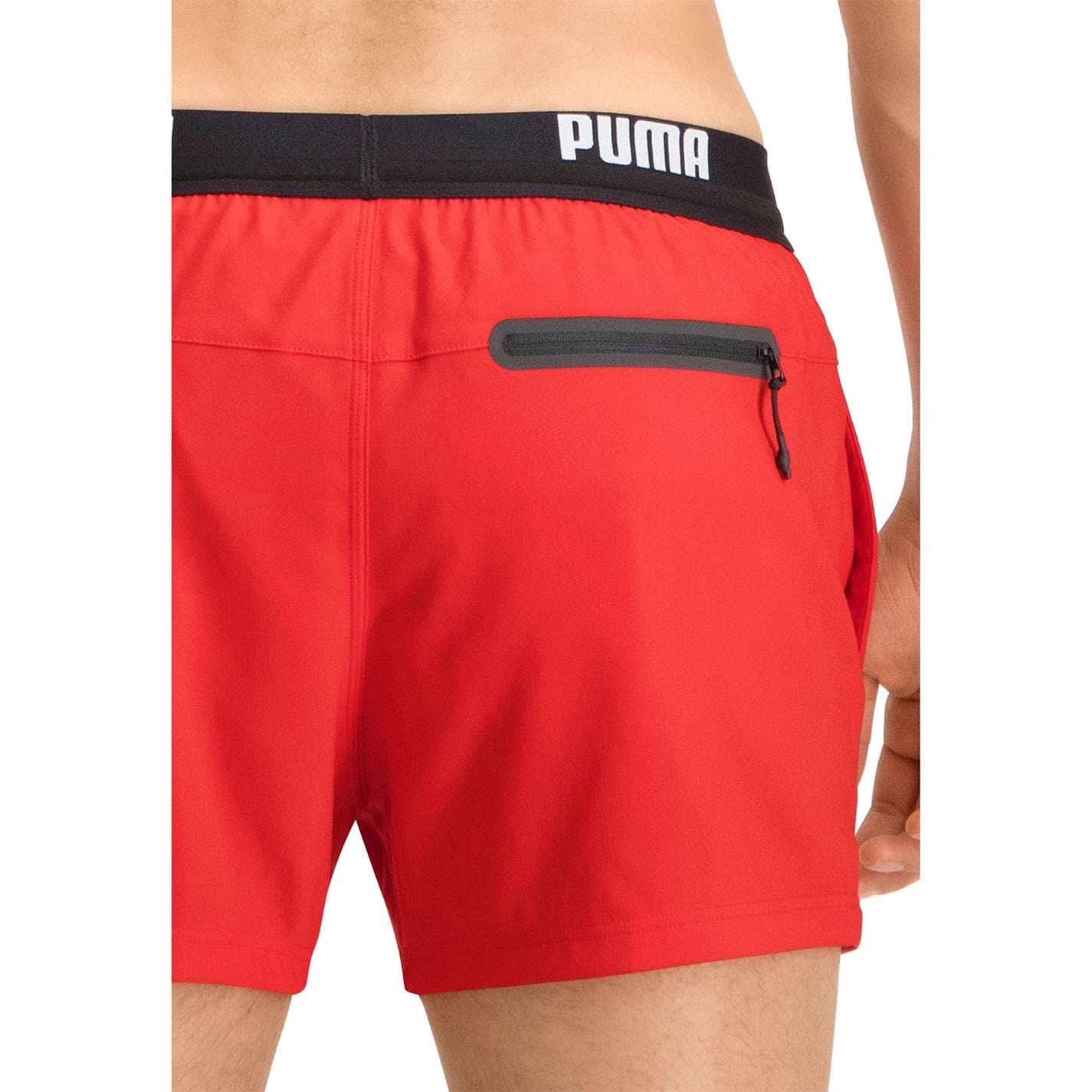 PUMA Men’s Logo Length Swim Shorts