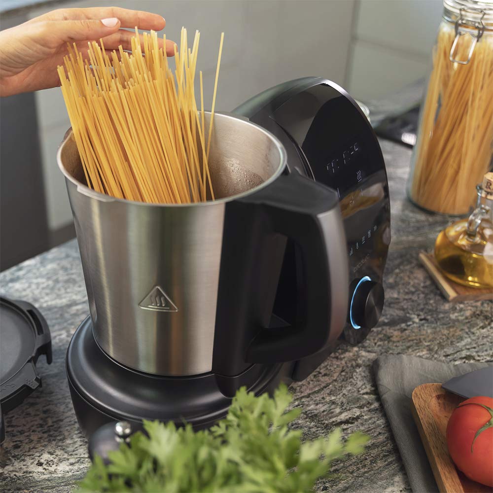 Cecotec Mambo 11090 Multifunctional Kitchen Robot 1600 W, 37 Functions, App, Scale and 3.3 Litre Stainless Steel Jug, Dishwasher Safe, Recipe Book and Accessories