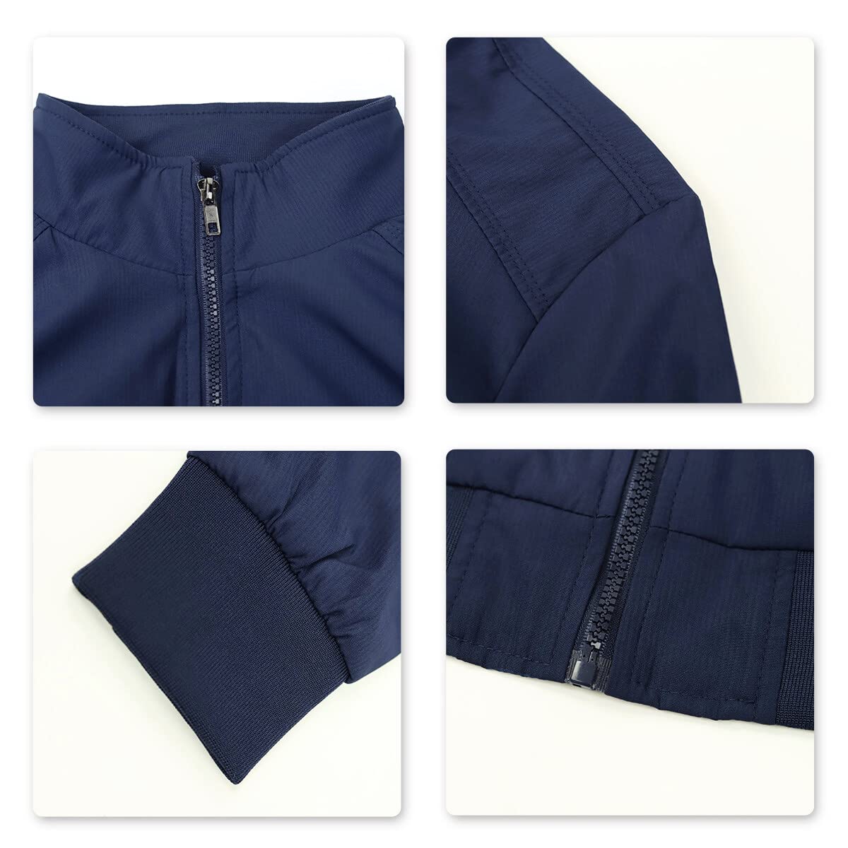 Men’s Lightweight Summer Jacket – Casual Bomber Style Transition Coat