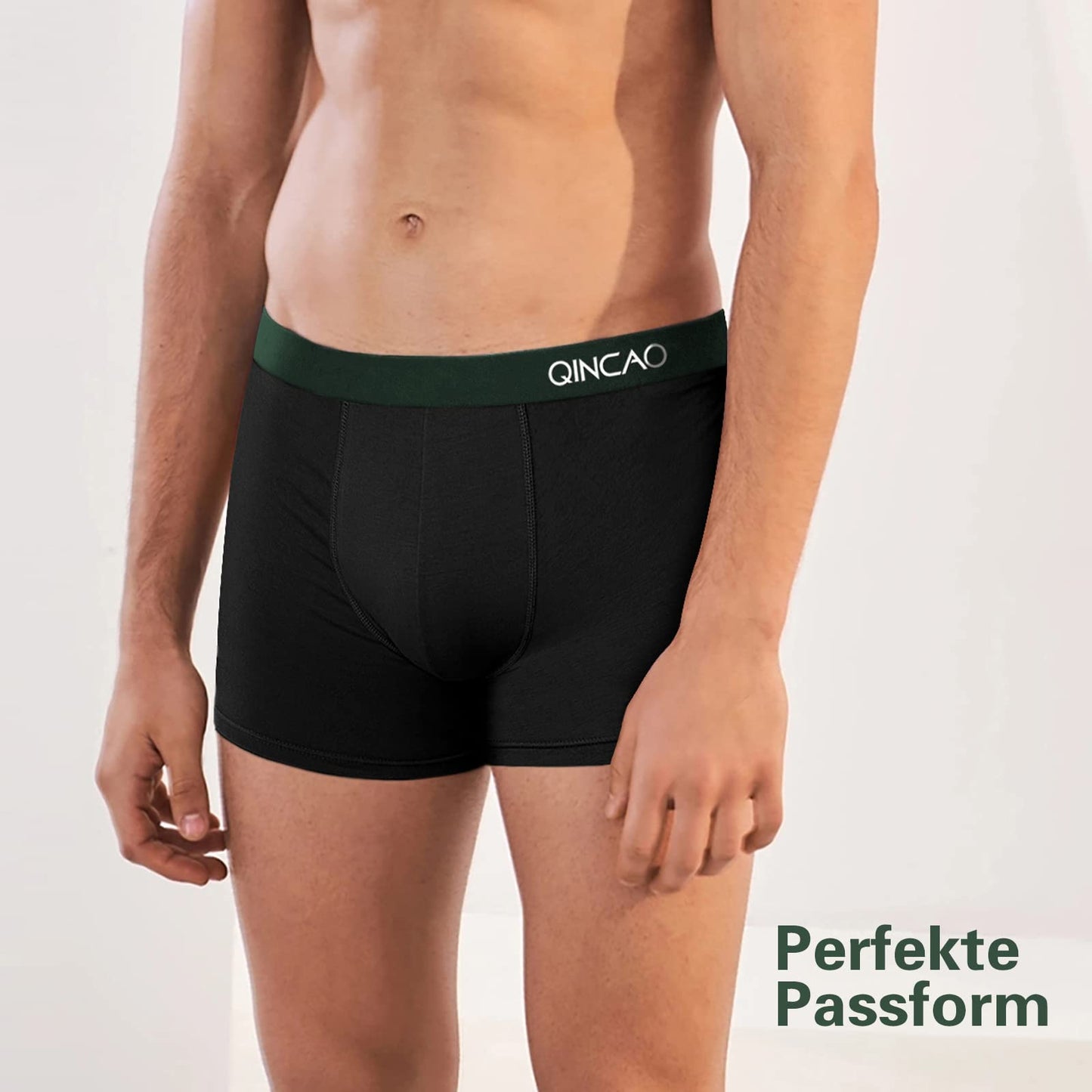 QINCAO Men’s Boxer Shorts 6-Pack