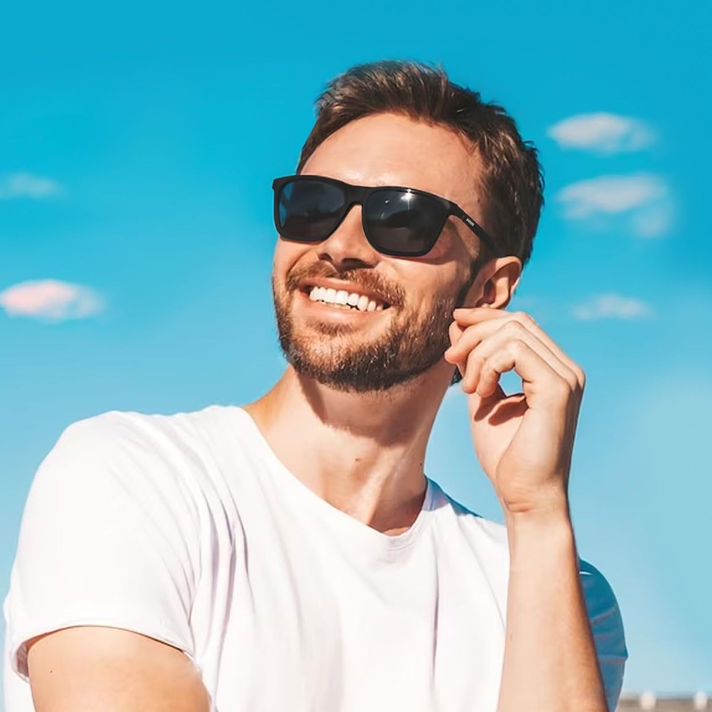 Perfectmiaoxuan Polarisierte Sonnenbrille Herren/Damen ; Vintage/Klassisch/Elegant Brillengestell; HD-Pilotobjektive; Golf/Fahren/Angeln/Reisebrille/Outdoor-Sportarten Mode Sonnenbrille
