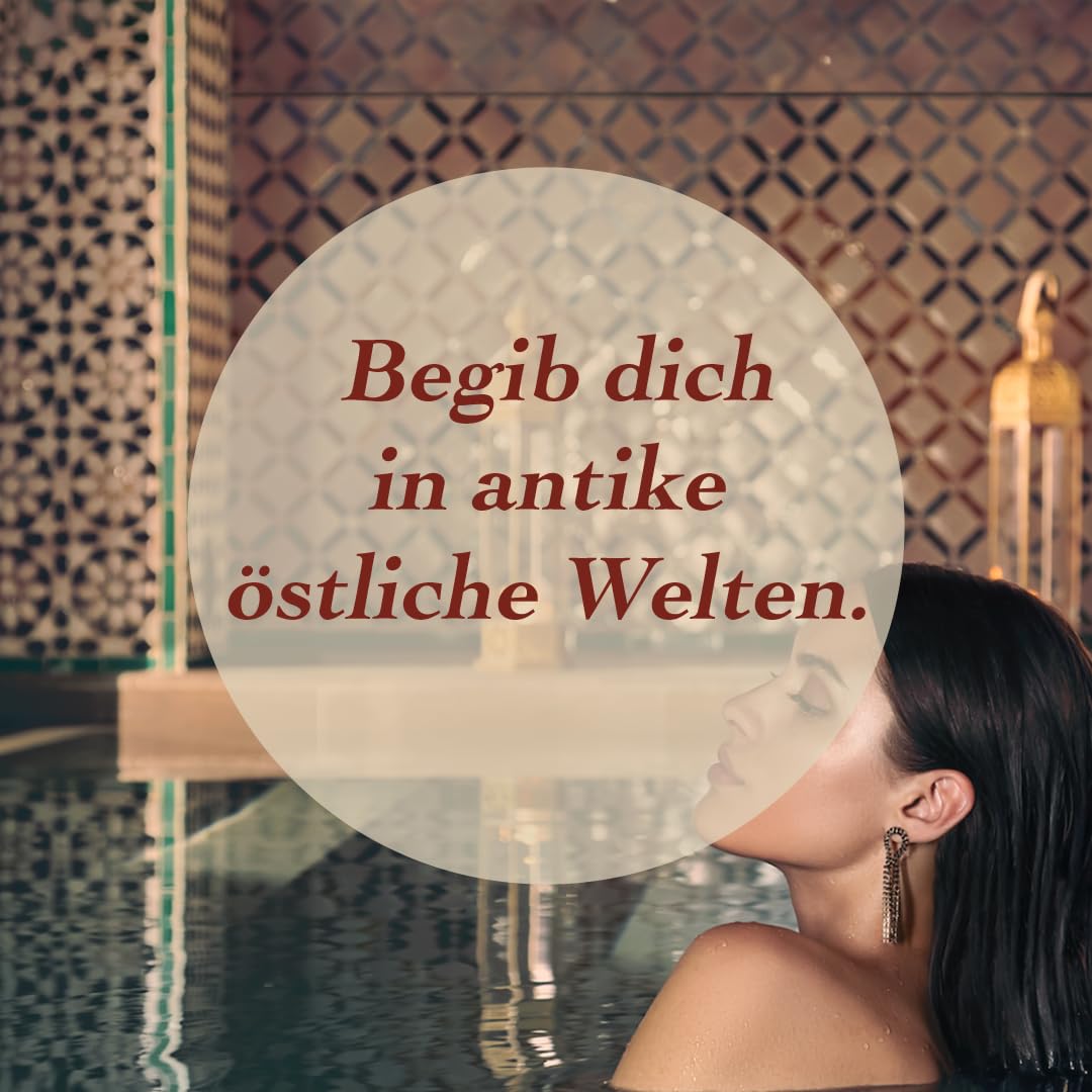 Tesori d'Oriente EDT Byzantium 100 ml, aromatisches Parfüm (schwarze Rose & Labdanum), im Aluminiumflakon, Wellness-Ritual für Körper & Sinne