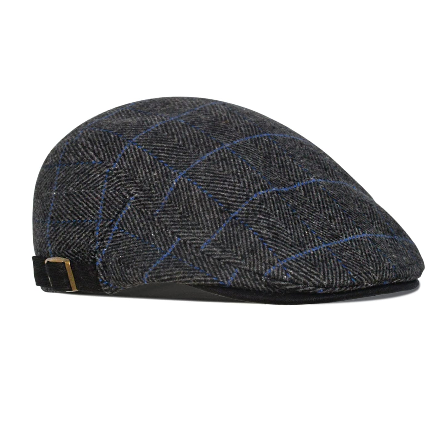 besbomig Schiebermütze Barret Flat Cap Schirmmütze für Herren Damen, Gatsby Newsboy Cap Baskenmützen Golfermütze, Frühling Herbst Winter, 55-59cm