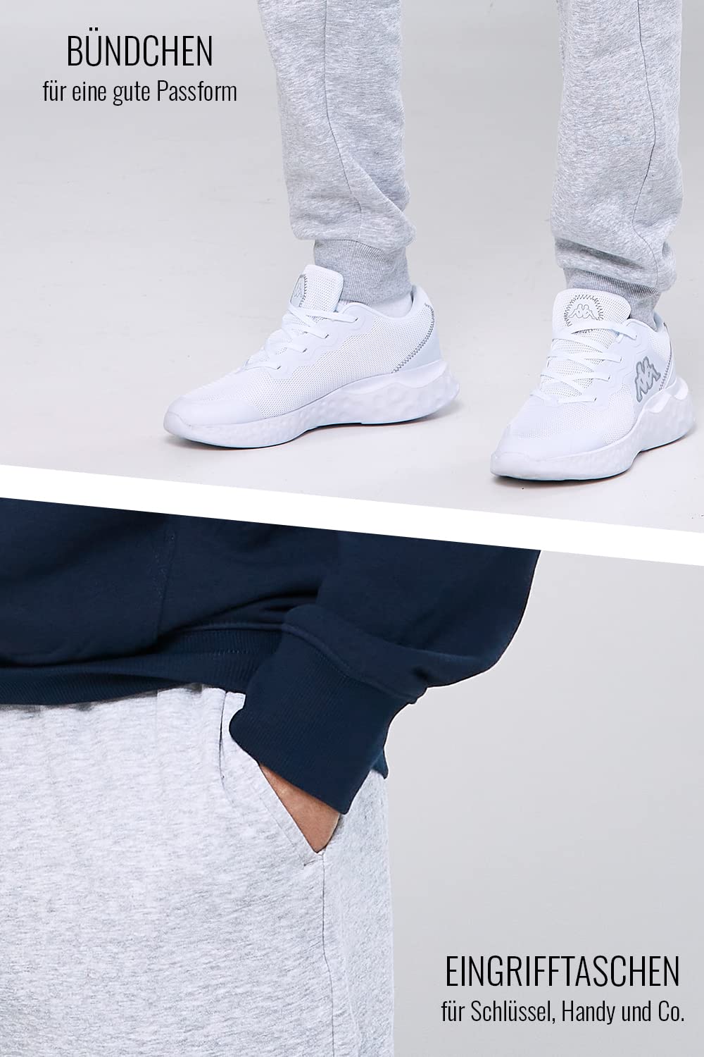 Kappa Men’s VRODELL Sweatpants – Cotton Blend Joggers