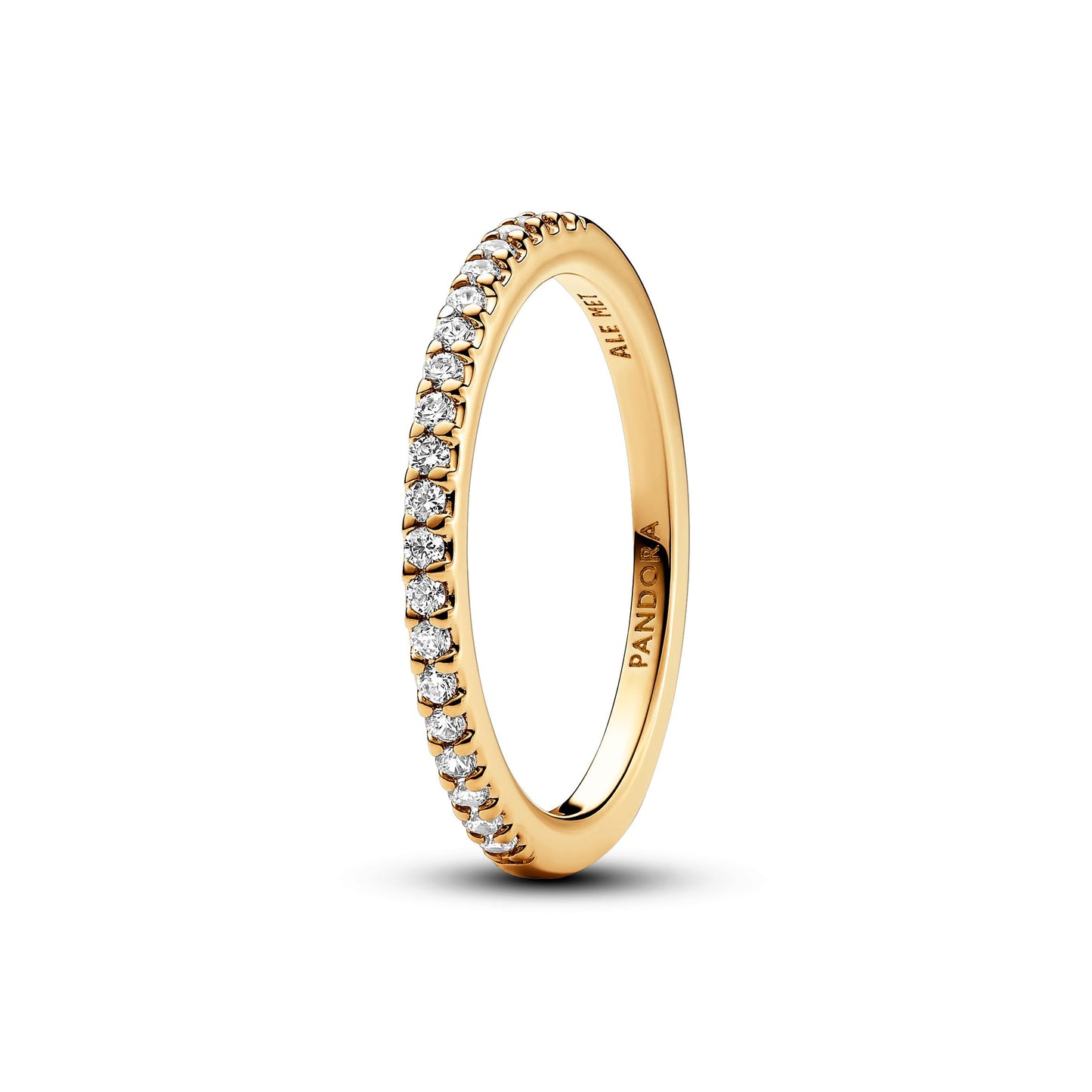 PANDORA Timeless Ring, 14K Gold-Plated with Clear Cubic Zirconia