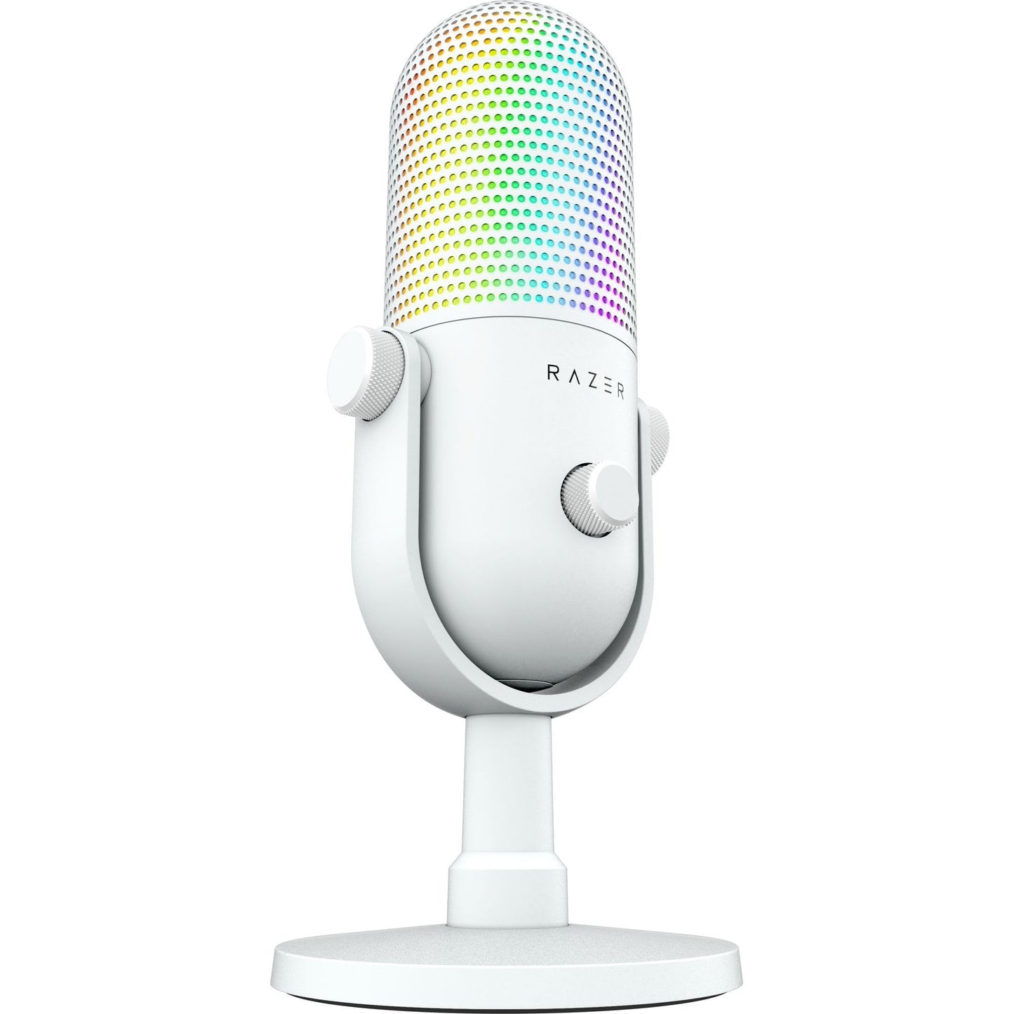 Razer Seiren V3 Mini - Ultrakompaktes USB-Mikrofon (14mm Supernieren Kondensatormikrofon, Tap-to-Mute-Sensor mit LED-Anzeige, integrierter Stoßdämpfer, Plug-and-Play Design) Schwarz