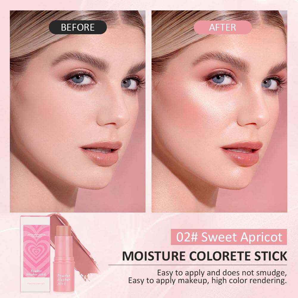 LOPHE Cream Blush Stick - 3 Pieces Set