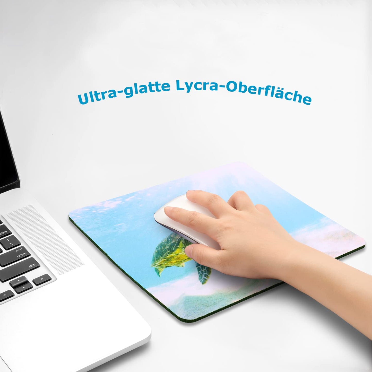 AOKSUNOVA Mauspad Office Mauspad Klein Niedliches Design 24 x 20 x 0,3 cm Mousepad mit Motiv (MF-174)