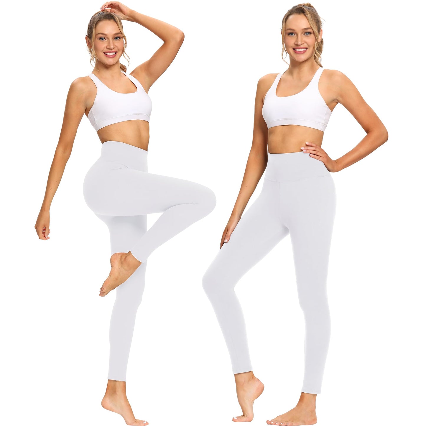 FOTOCITI Women’s High Waist Elastic Sport Leggings – Stretchy Fitness & Yoga Pants