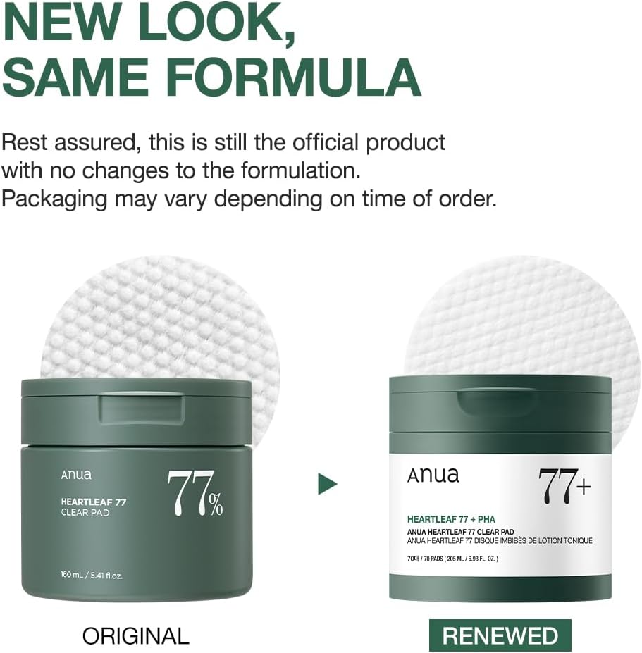 ANUA Heartleaf 77 Toner Pad – Gentle Exfoliation & Soothing Care