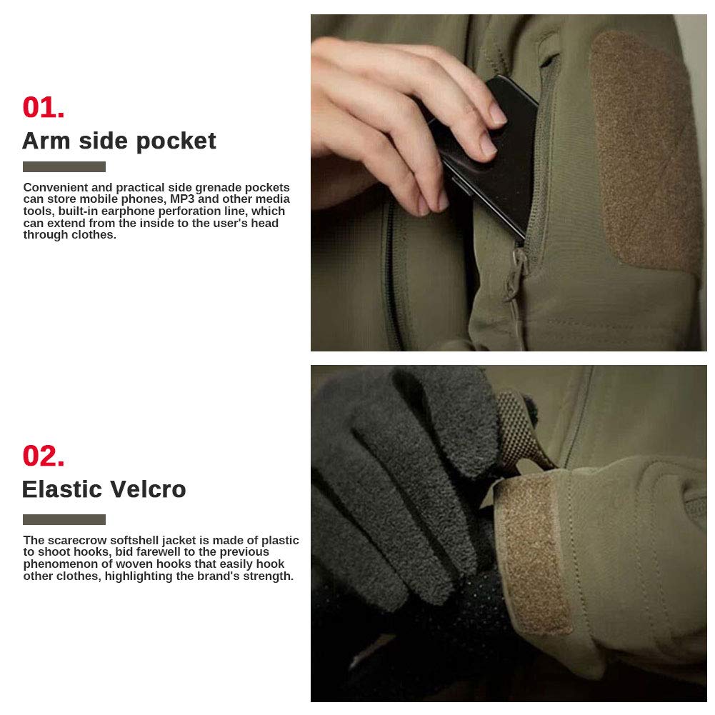 Tactical Men’s Waterproof Softshell Jacket