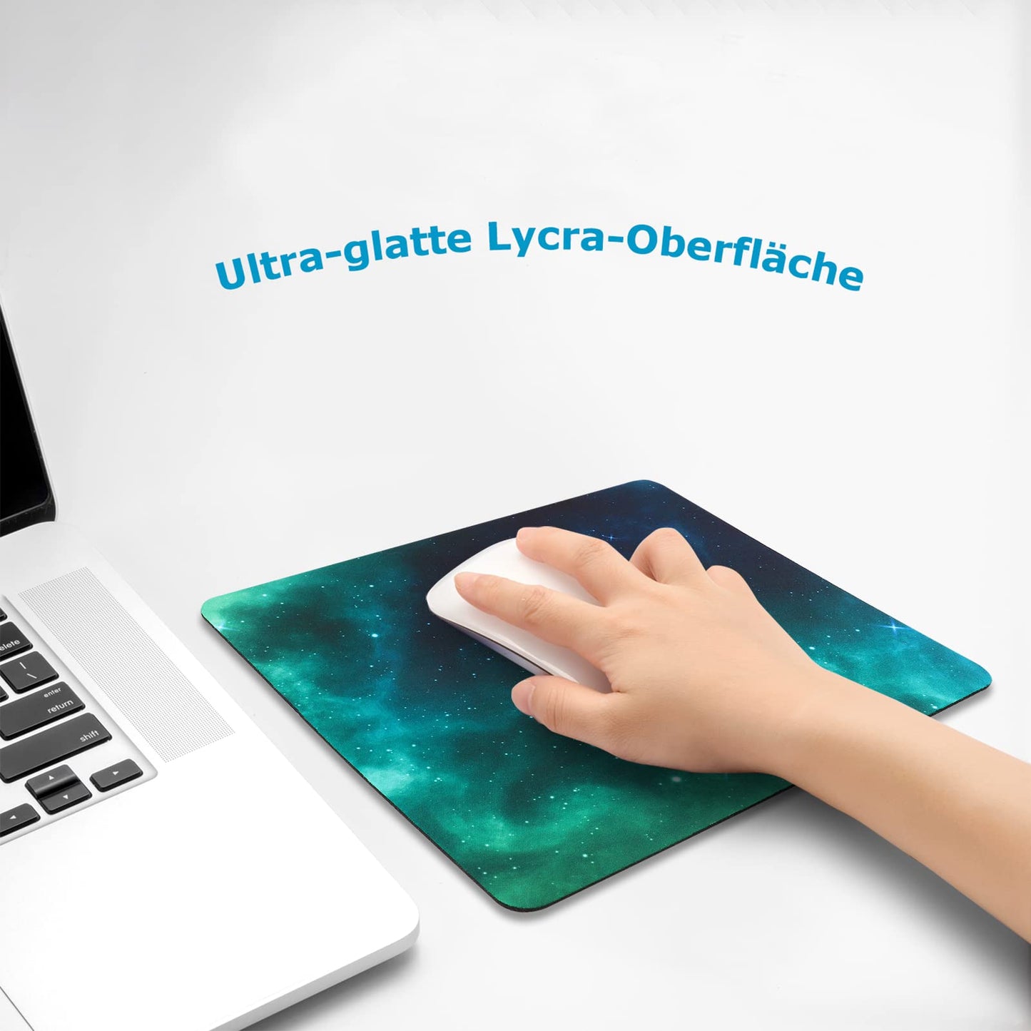 AOKSUNOVA Mauspad Office Mauspad Klein Niedliches Design 24 x 20 x 0,3 cm Mousepad mit Motiv (MF-174)