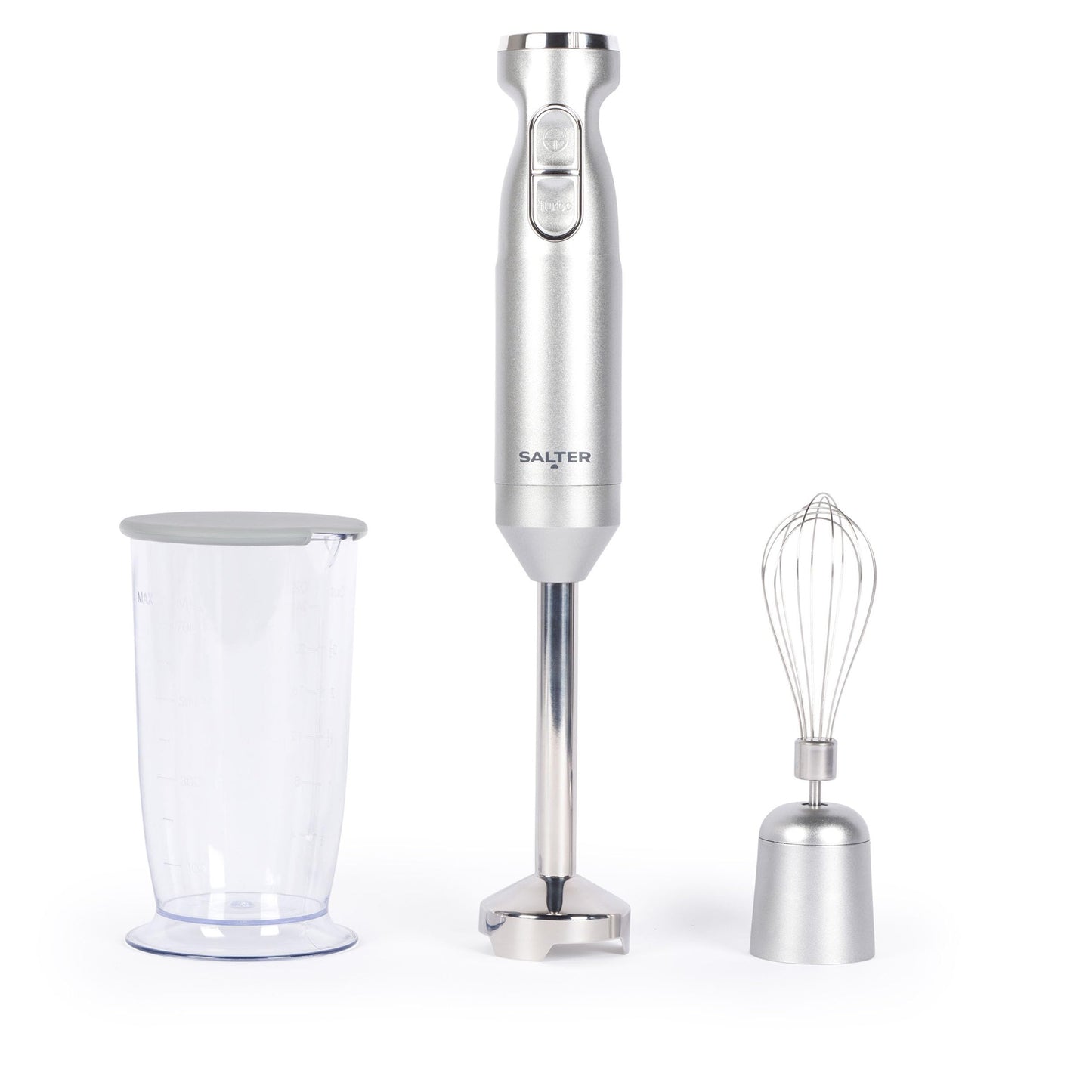 Salter Aspen NutriPro Mini Smoothie Maker, ideal für Protein Shakes, Säfte und Cocktails, Kompakter Mixer mit 1L Mixbehälter, 800ml BPA-frei To-Go Becher, 1000W Leistung, inkl. Aufbewahrungsdeckel