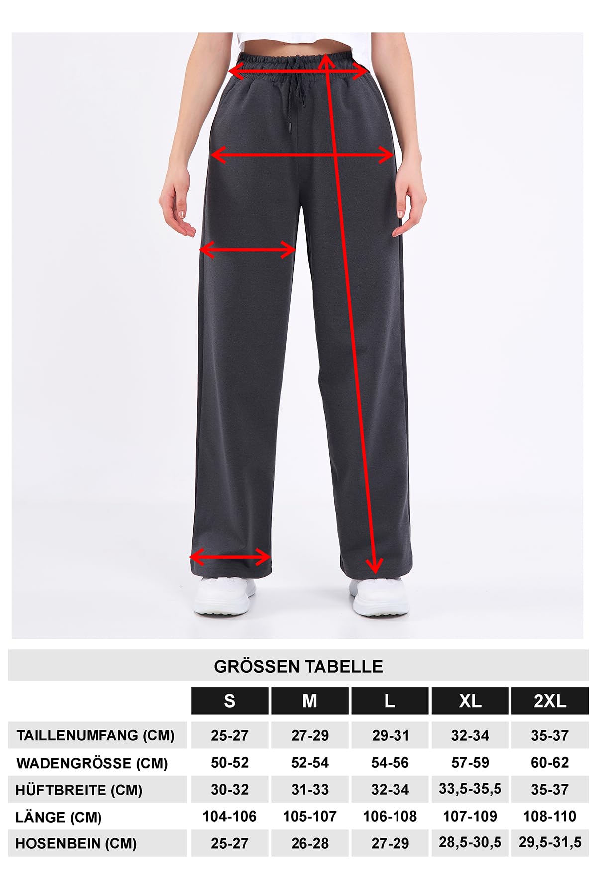 Women’s Jogging Pants – Cotton Blend Sweatpants