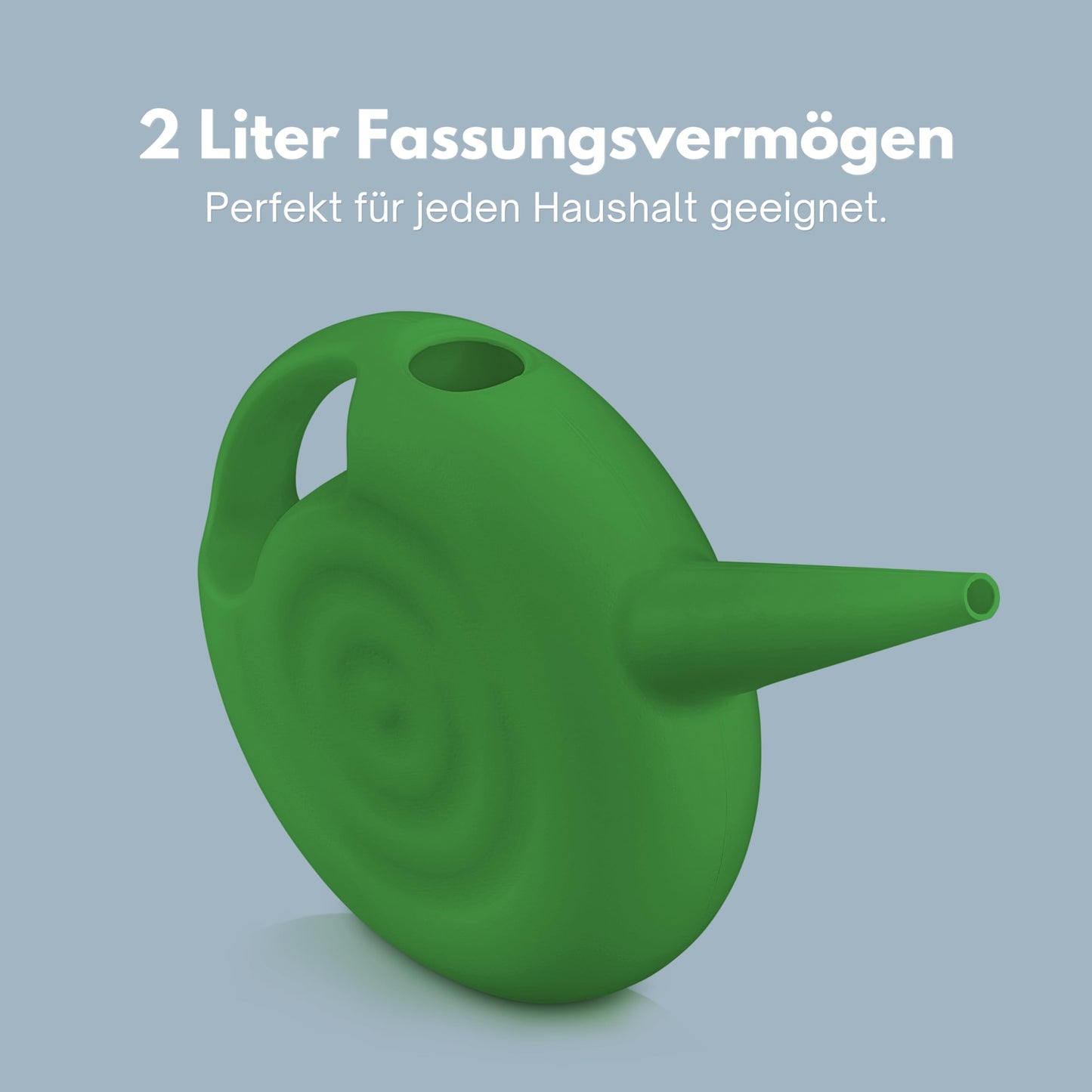 Blowmold.Design Gießkanne in Schwarz – 2 Liter Giesskanne Robust für Innen und Außen - Perfekt für Zimmerpflanzen & Garten
