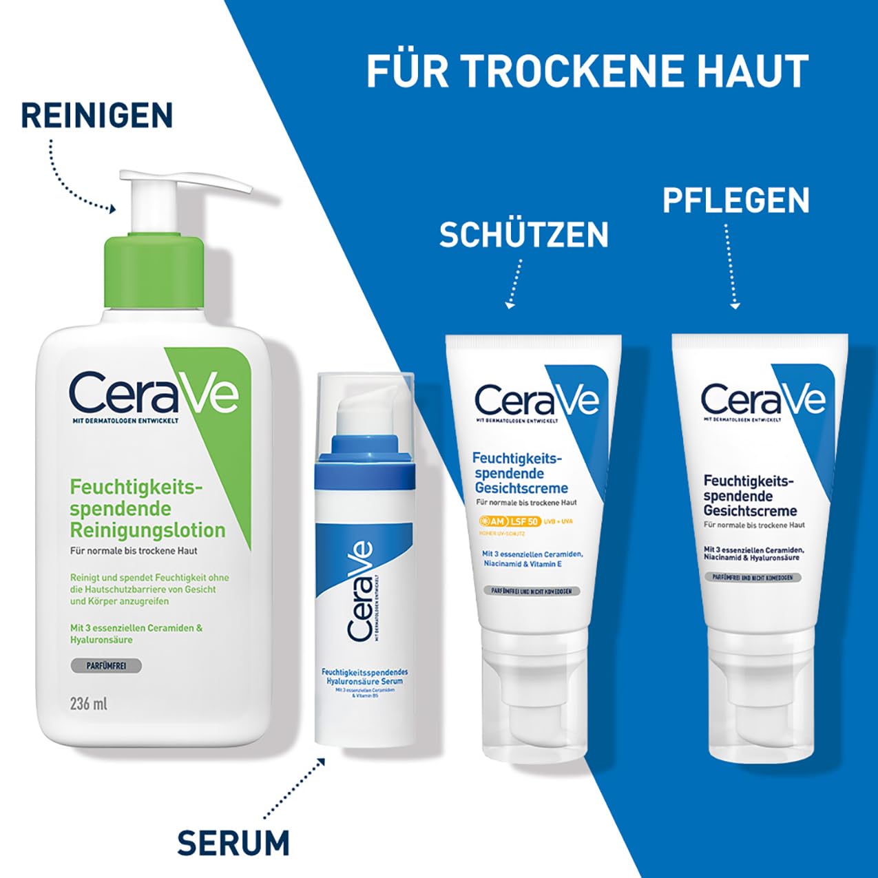 CeraVe Hydrating Hyaluronic Acid Serum – Moisturizing Face Serum (30ml)