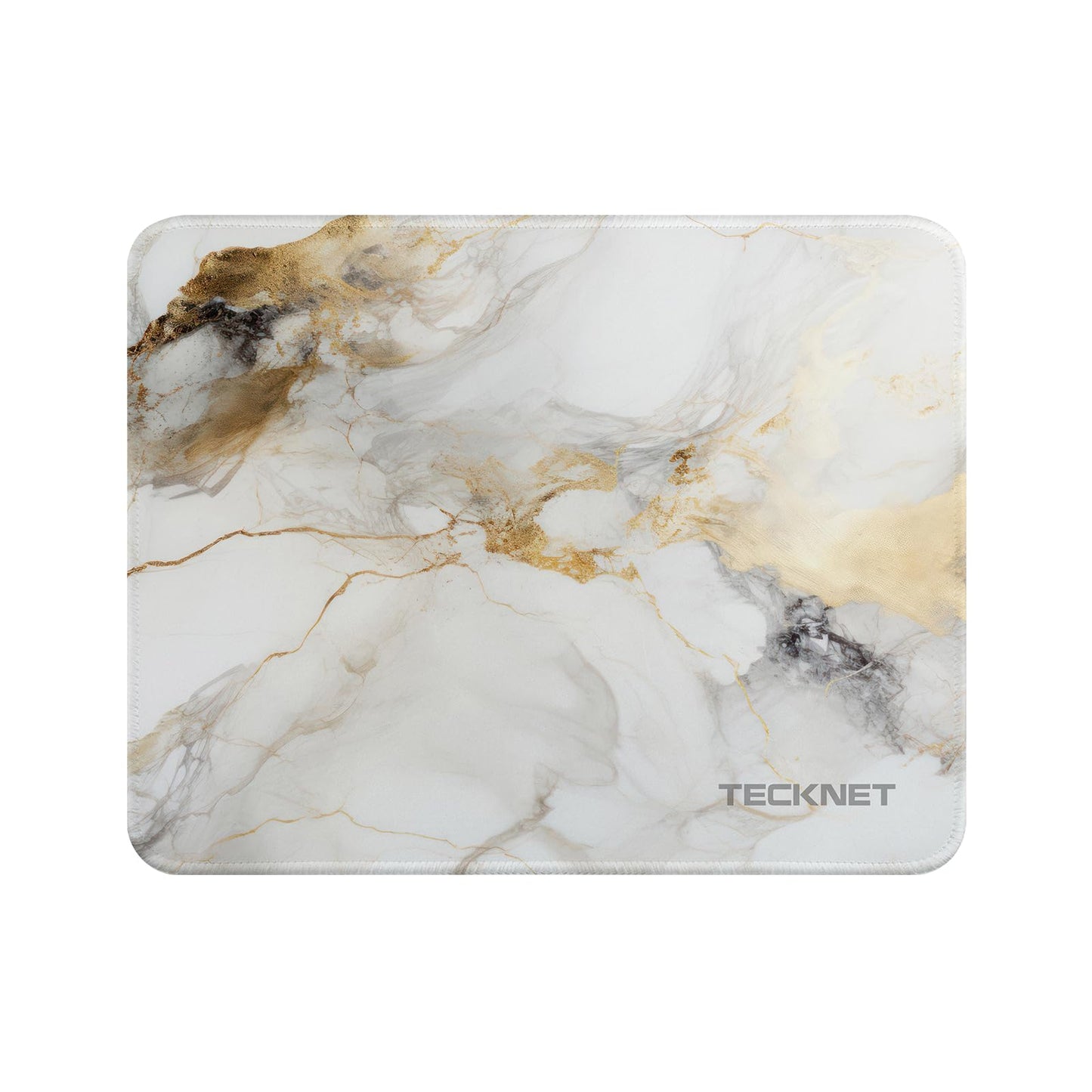 TECKNET Mauspad, 280 x 210 mm Gaming Mousepad mit Wasserdicht und Rutschfester Gummi für PC-Büro, Arbeit, Gaming, Studium, Laptop, Computer, Zuhause-Schwarz