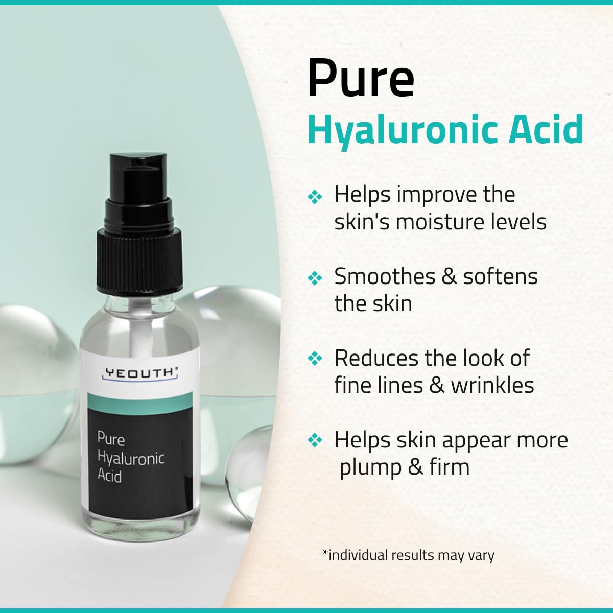 YEOUTH Hyaluronic Acid Serum – Intense Hydration for All Skin Types