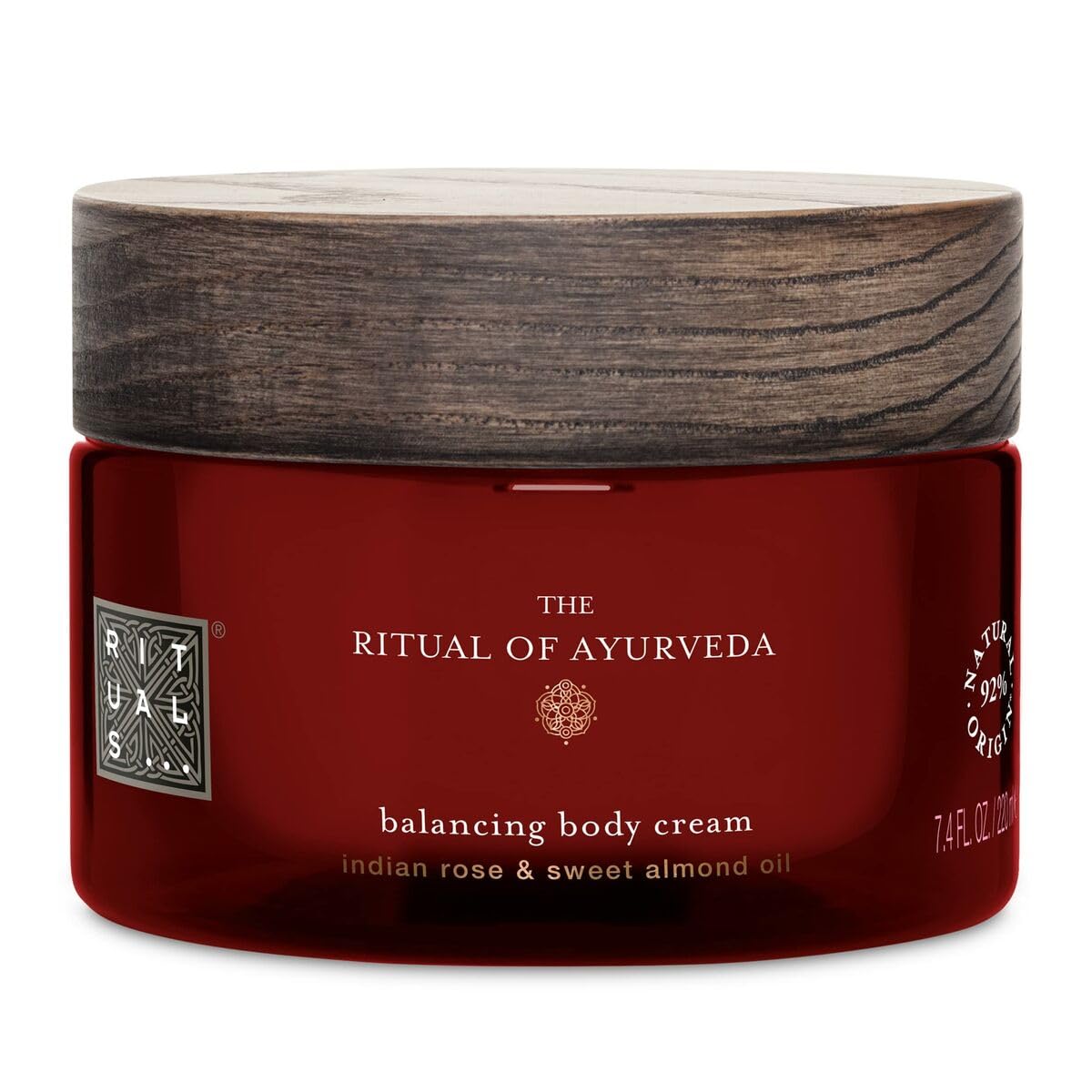 RITUALS The Ritual of Ayurveda Body Cream Soothing & Nourishing Care with Indian Rose Sweet Almond Oil & Himalayan Honey